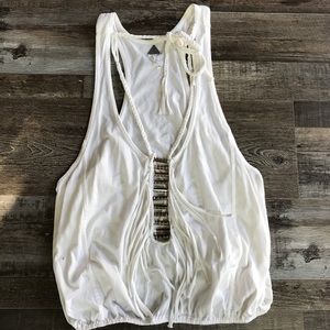Free People Ladder Tassel Top